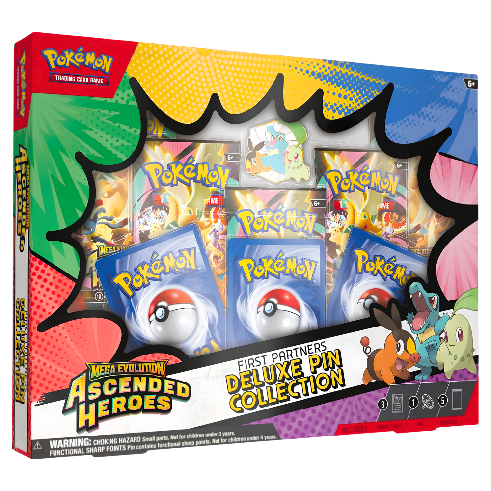 Pokemon Ascended Heroes First Partners Deluxe Pin Collection