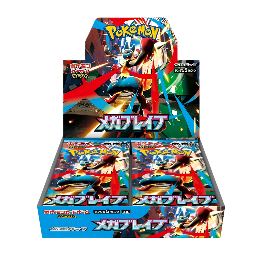 Japanese Pokemon Mega Brave Booster Box - M1L