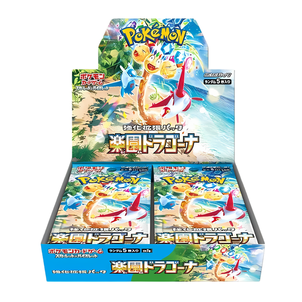 Japanese Pokemon Paradise Dragona Booster Box - SV7A Japanese Pokemon Paradise Dragona Booster Box - SV7A