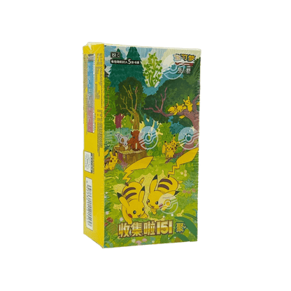 Simplified Chinese Pokemon 151 Gathering Slim Booster Box [151C]