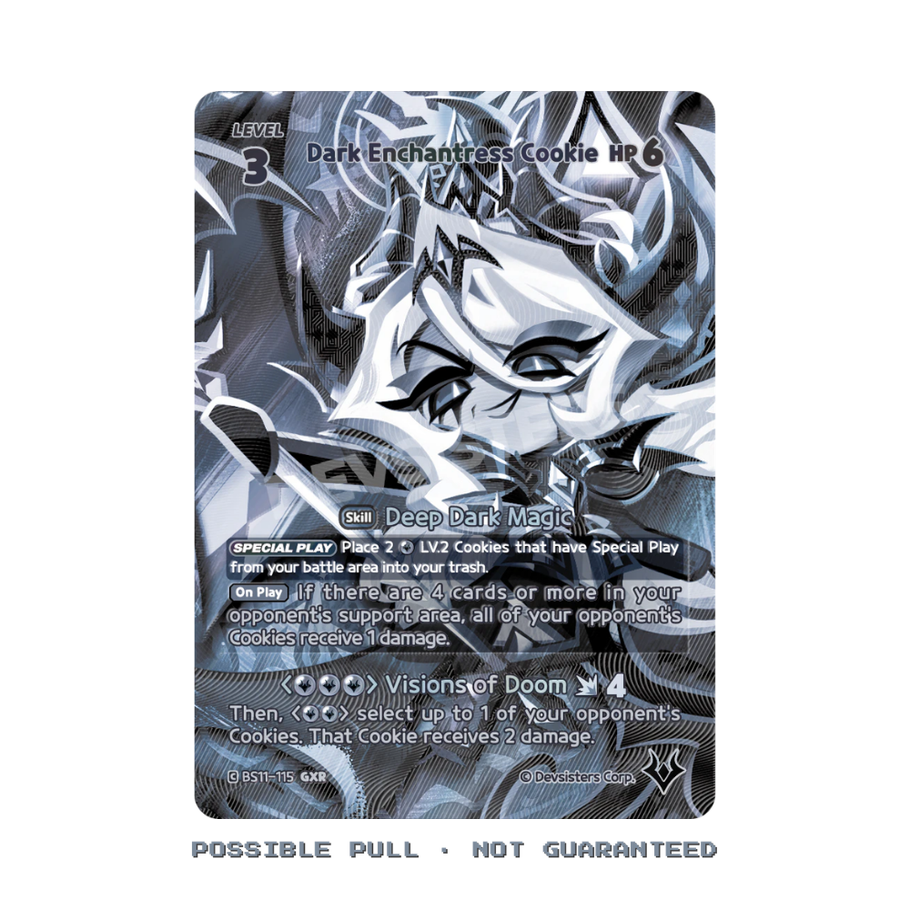 CookieRun TCG: Set 5: The Dark Enchantress War Booster Display
