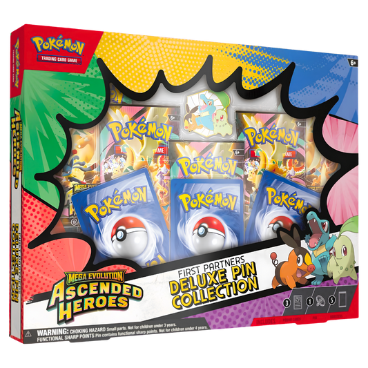 Pokemon Ascended Heroes First Partners Deluxe Pin Collection