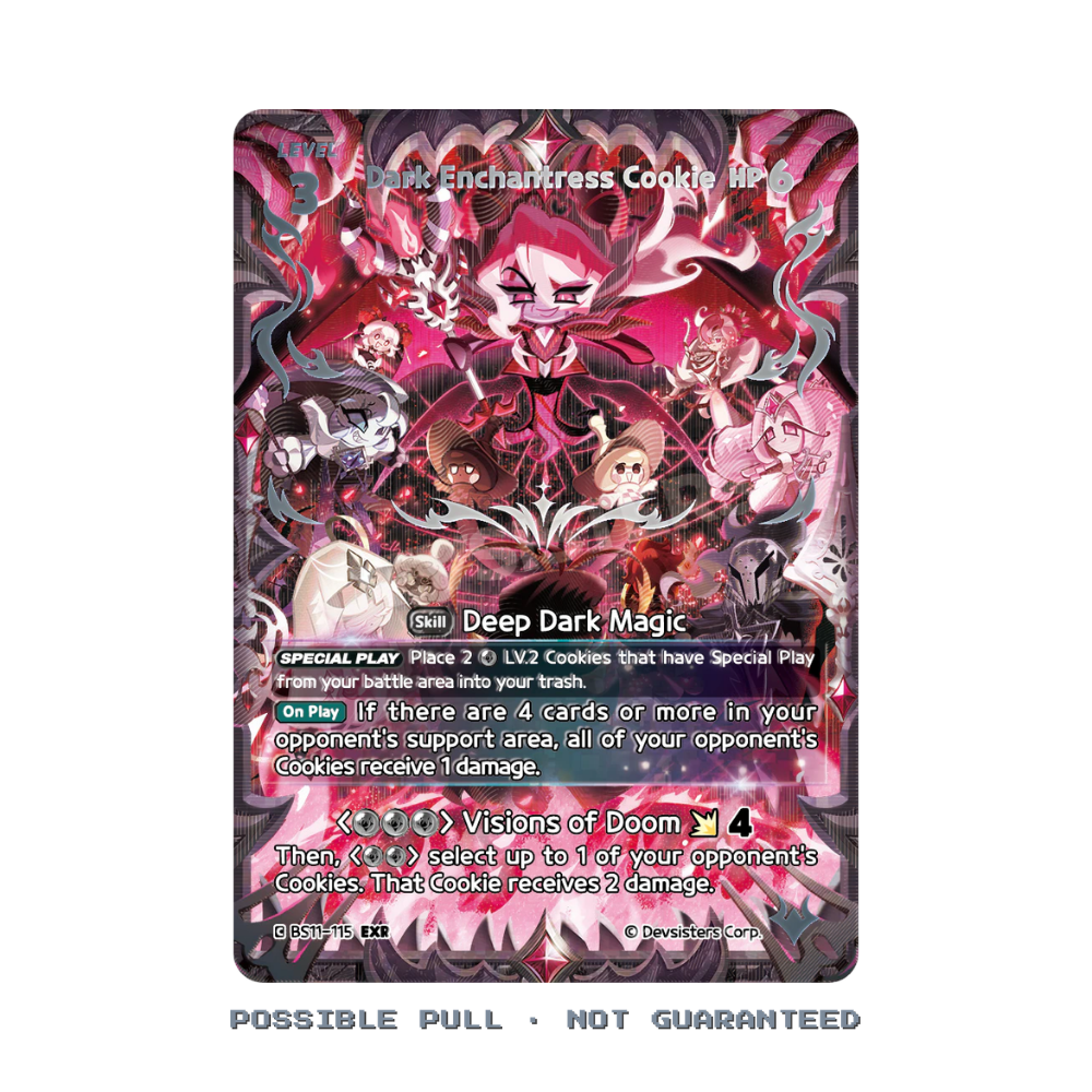 CookieRun TCG: Set 5: The Dark Enchantress War Booster Display