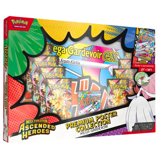 Pokemon Ascended Heroes Premium Poster Collection: Mega Gardevoir (ME2.5)