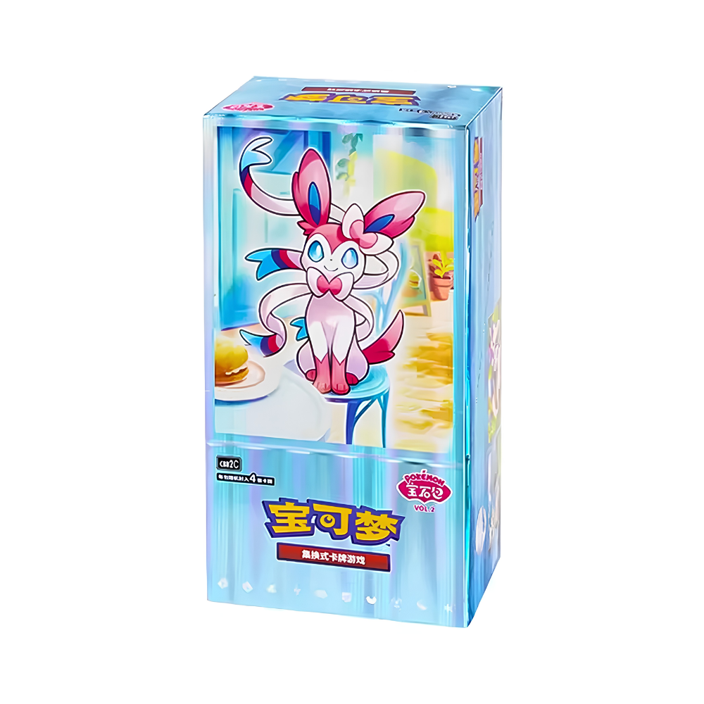 Simplified Chinese Pokemon Gem Pack Vol. 2 Booster Box [CBB2C]