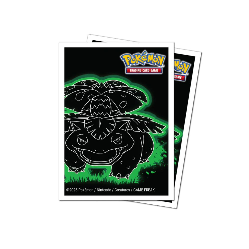 Pokemon Neon Kanto 105ct APEX DECK PROTECTOR® Sleeves [Venusaur]