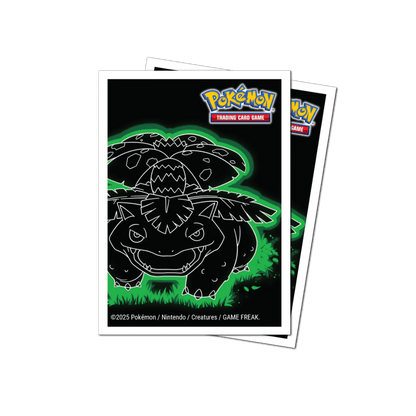 Pokemon Neon Kanto 105ct APEX DECK PROTECTOR® Sleeves [Venusaur]