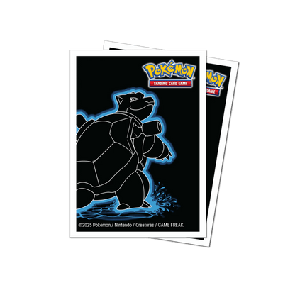 Pokemon Neon Kanto 105ct APEX DECK PROTECTOR® Sleeves [Blastoise]