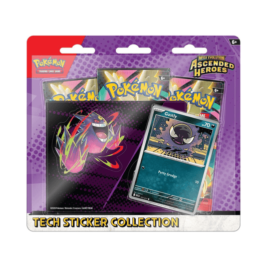 Pokemon Ascended Heroes Tech Sticker Collection - Gastly (ME2.5)