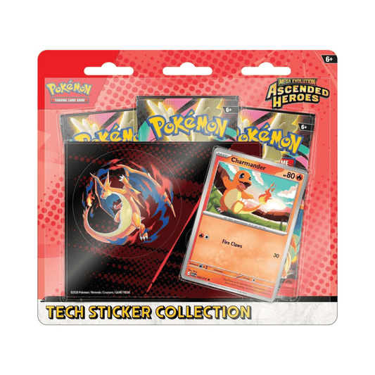 Pokemon Ascended Heroes Tech Sticker Collection - Charmander (ME2.5)