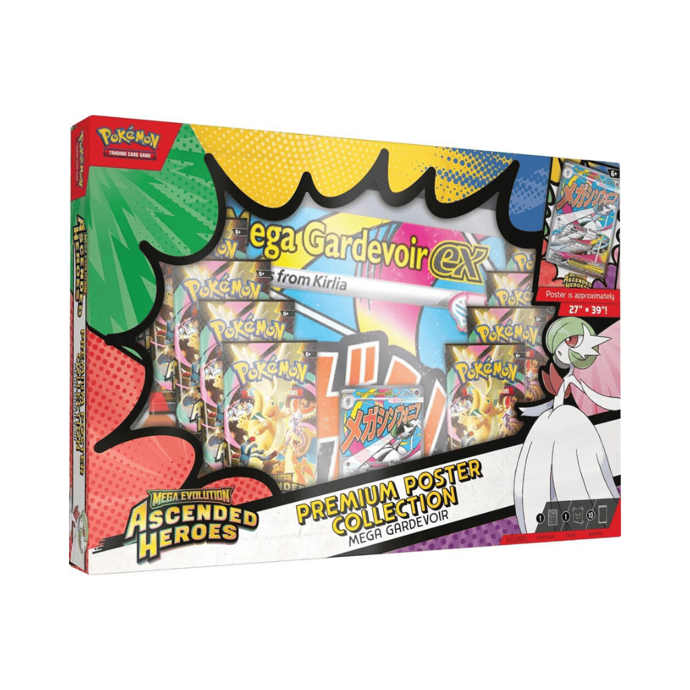 Pokemon Ascended Heroes Premium Poster Collection: Mega Gardevoir (ME2.5)