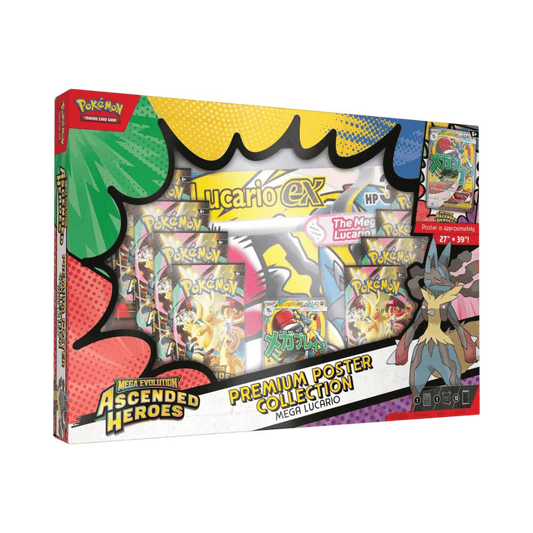 Pokemon Ascended Heroes Premium Poster Collection: Mega Lucario (ME2.5)