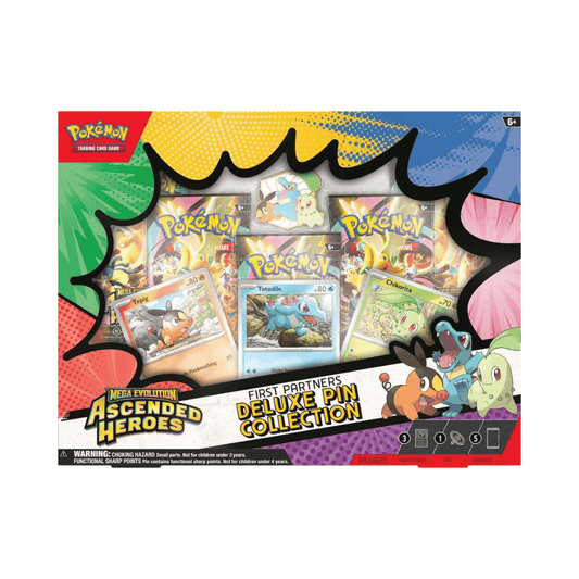 Pokemon Ascended Heroes First Partners Deluxe Pin Collection