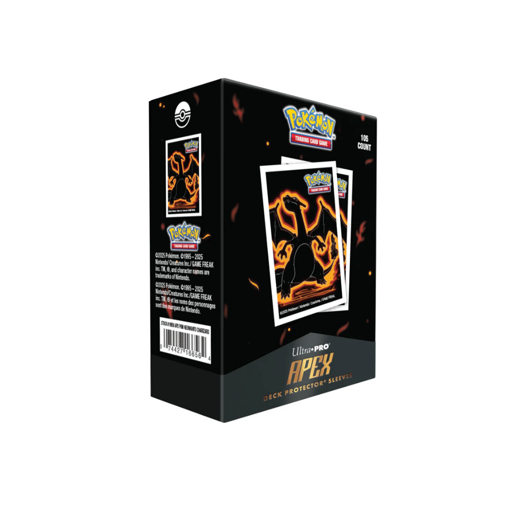 Pokemon Neon Kanto 105ct APEX DECK PROTECTOR® Sleeves [Charizard]
