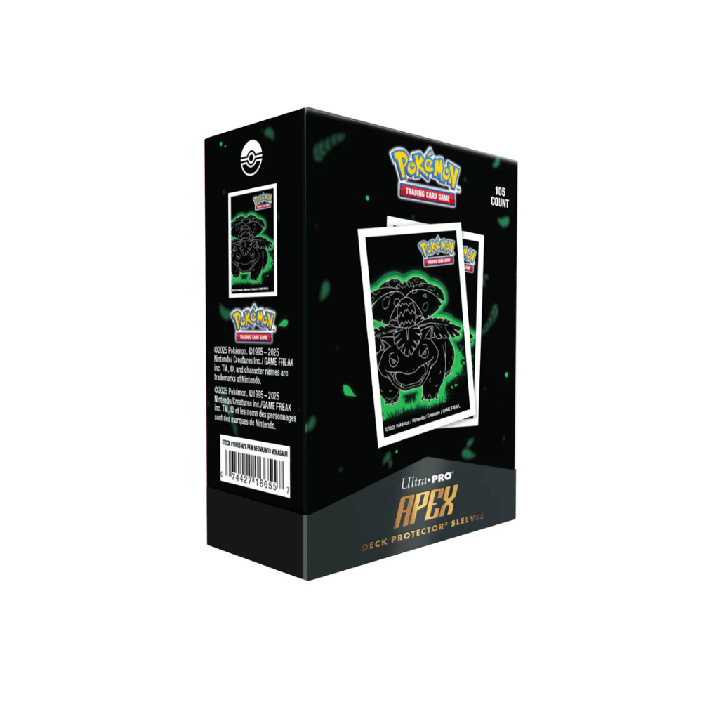 Pokemon Neon Kanto 105ct APEX DECK PROTECTOR® Sleeves [Venusaur]