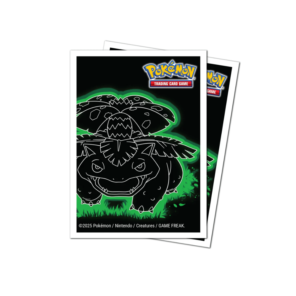 Pokemon Neon Kanto 105ct APEX DECK PROTECTOR® Sleeves [Venusaur]