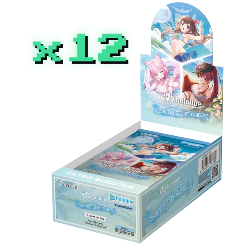 Hololive Extra Booster: Summer Hologram Booster Box Sealed Case (English)